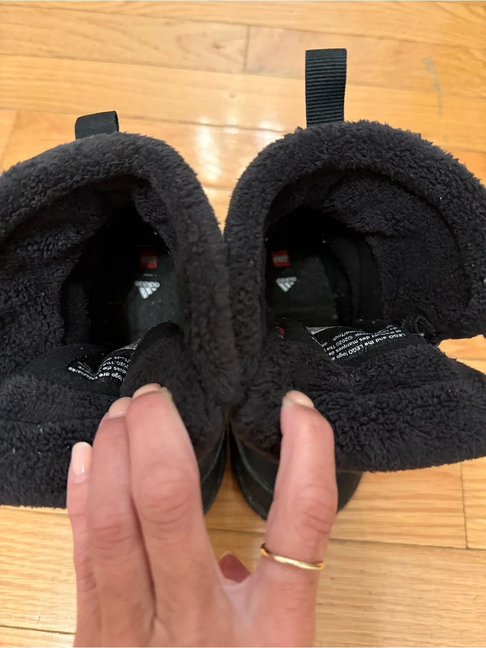 adidas Lego snow boots- fur lined